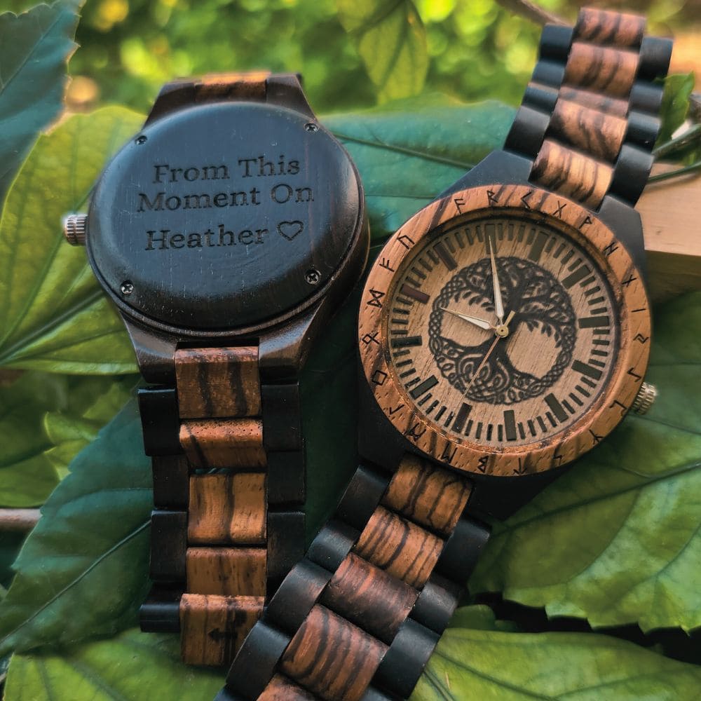 Personalized Tree Of Life Handmade Wooden Watch