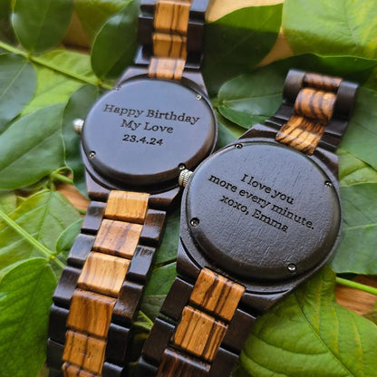 Personalized Tree Of Life Handmade Wooden Watch