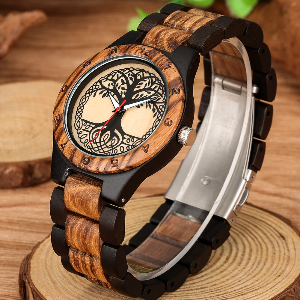 Personalized Tree Of Life Handmade Wooden Watch